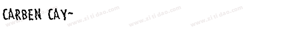 carben cay字体转换
